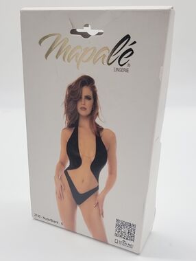 Sexy Espiral Women's Mapale 2745 Romy Black  Bodysuit New In Box Size Small